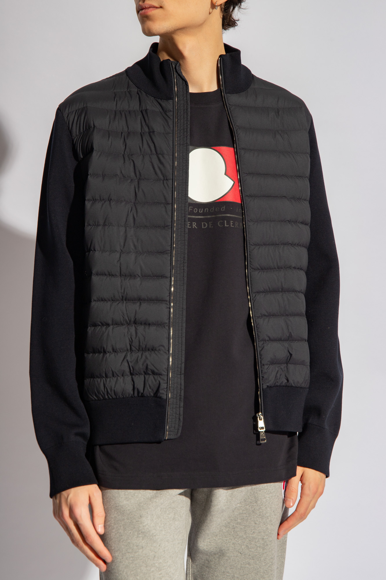 Moncler Cardigan with down front | Men's Clothing | Vitkac